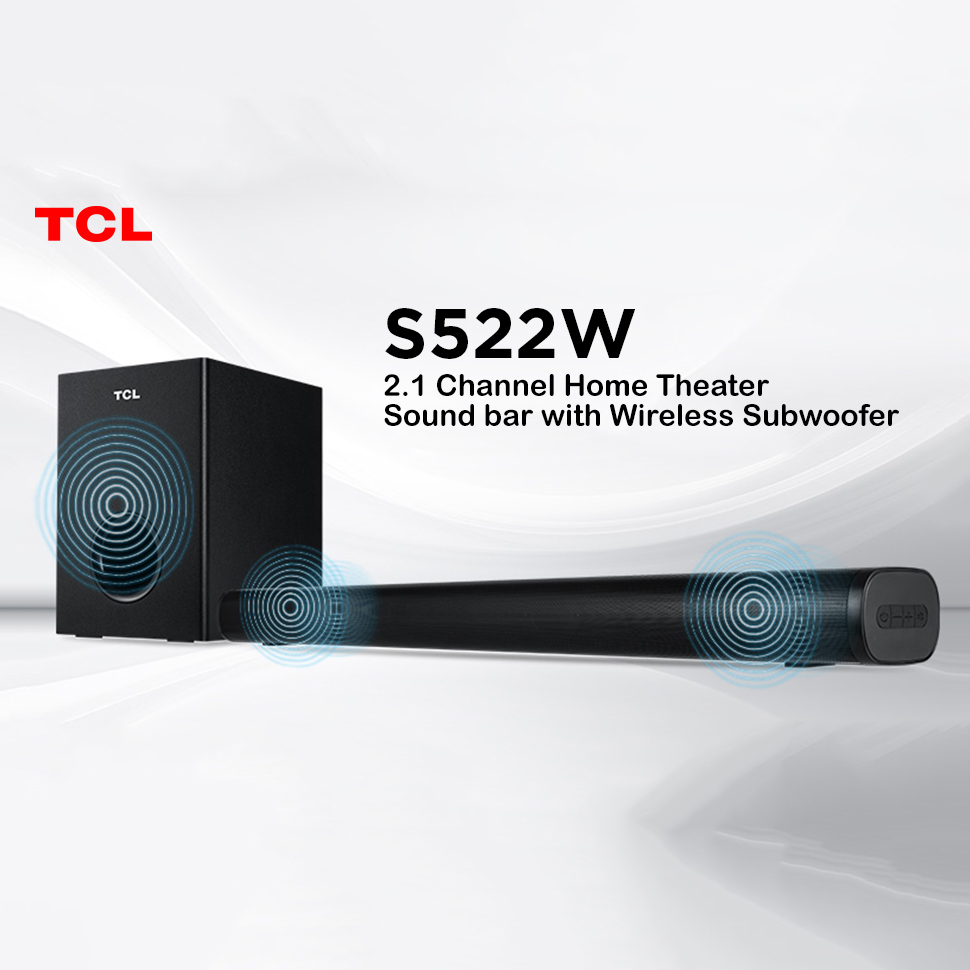 Buy TCL 2.1 CH Sound Bar : S522W Online in Nepal | CG Digital